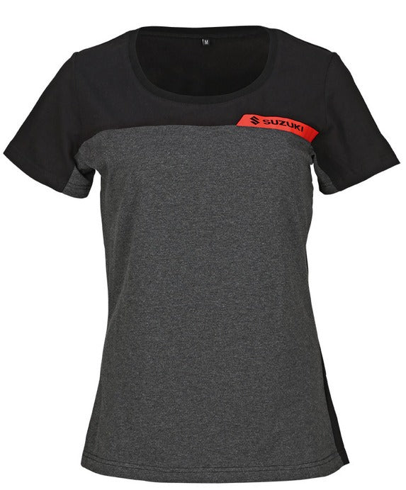 Suzuki / スズキ チーム ブラック Tシャツ レディース | 990F0-BKTL3