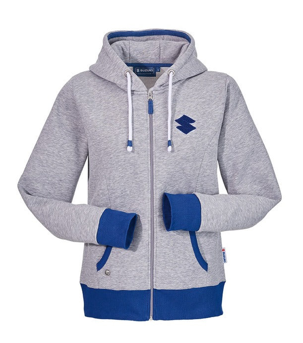 Suzuki / スズキ レディース パーカー グレー ブルー | 990F0-FHL02