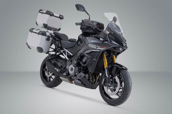 SW MOTECH / SWモテック アドベンチャーセットラゲッジ シルバー Suzuki GSX-S1000GX (23-). | ADV.05.601.75000/S