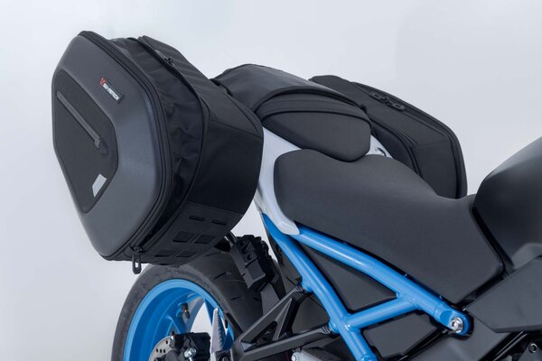 SW MOTECH / SWモテック PRO BLAZE H サドルバッグセット ブラック Suzuki GSX-8S / GSX-8R (22-). | BC.HTA.05.740.36100