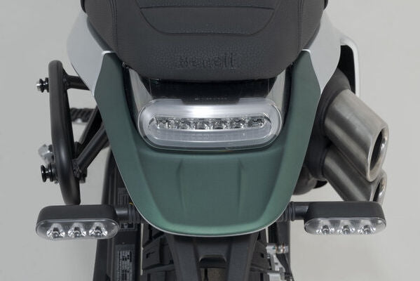 SW Motech Legend Gear side bag system LC Black Edition. Benelli Leoncino 800 Trail (21-). | BC.HTA.19.044.20100