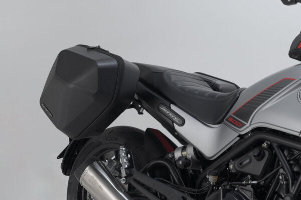 SW Motech URBAN ABS side case system. 2x 16.5L. Benelli Leoncino 500 (17-)/Trail (18-). | BC.HTA.19.056.30000/B