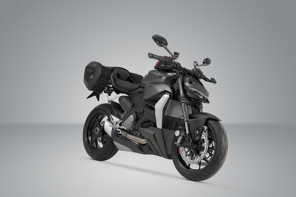 SW-MOTECH / SWモテック PRO BLAZE H saddlebag set. Black. Ducati Streetfighter V2 (21-). | BC.HTA.22.740.30900
