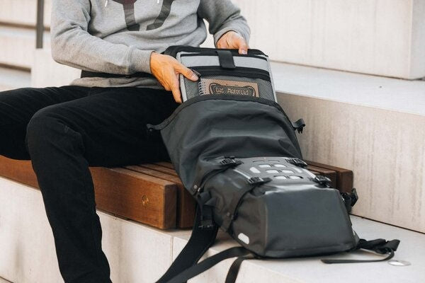 SW Motech Daily WP backpack. 22 l. Black. Waterproof. | BC.WPB.00.003.20000