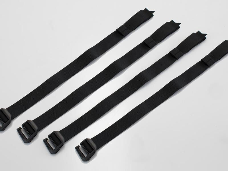 SW-MOTECH / SWモテック ストラップセット SysBag. －ブラック－ 4 フィッティングストラップ | BC.ZUB.00.097.30000