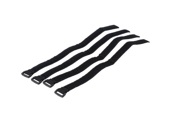 SW-MOTECH / SWモテック Velcro strap set. 4 pieces. With plastic loop. For PRO Rackpack | BC.ZUB.00.139.30000