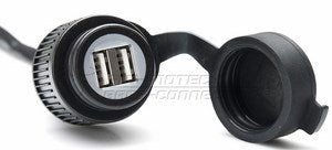 SW-MOTECH / SWモテック Double USB ポート ケーブルハーネス 12 V | EMA.00.107.11300
