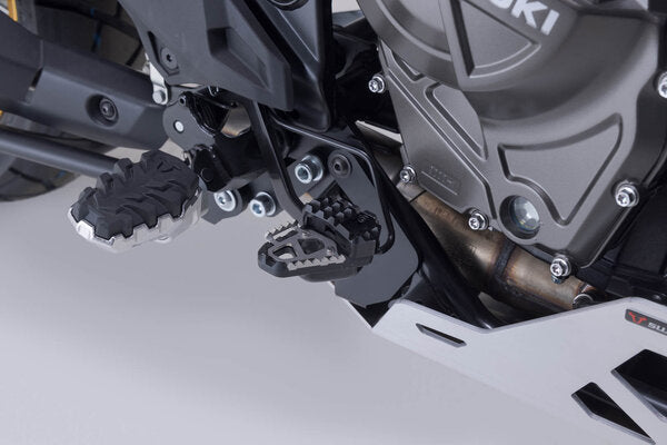 SW-MOTECH / SWモテック Extension for brake pedal. Black. Suzuki V-Strom 800DE (22-). | FBE.05.845.10000/B