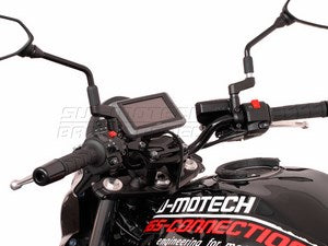SW-MOTECH / SWモテック アダプターキット Zumo 340 / 350 / 660 ブラック Nonshock / QUICK-LOCK（クイックロック） GPS マウント | GPS.00.085.10000/B