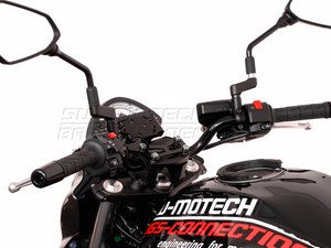 SW-MOTECH / SWモテック アダプターキット Zumo 340 / 350 / 660 ブラック Nonshock / QUICK-LOCK（クイックロック） GPS マウント | GPS.00.085.10000/B