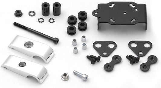 SW Motech GPS mount with handlebar clamp. For 1 (Ø 25 4 mm) handlebar. Silver. | GPS.00.308.10101/S