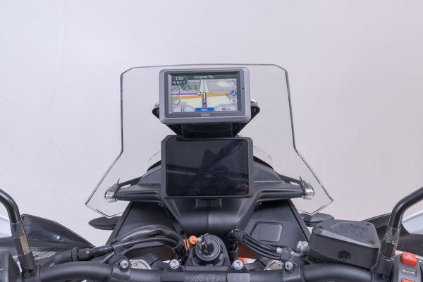 SW Motech GPS mount for cockpit. Black. KTM 890 Adv (22-). | GPS.04.918.10000/B