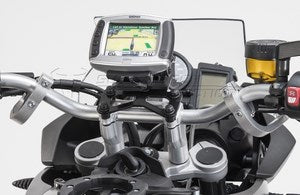 SW-MOTECH / SWモテック QUICK-LOCK（クイックロック） GPS-マウント ショックアブソーベント ブラック | GPS.07.646.10300/B