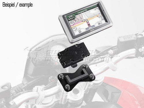 SW-MOTECH / SWモテック QUICK-LOCK（クイックロック） GPS-マウント ショックアブソーベント ブラック | GPS.08.646.10200/B
