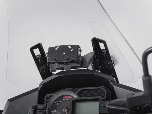 SW-MOTECH / SWモテック クイックロック GPSマウント ブラック Kawasaki Versys 1000 (15-) | GPS.08.646.10800/B