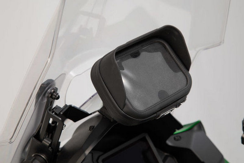 SW-MOTECH / SWモテック GPS マウント コックピット用 ブラック Kawasaki Versys 1000 (18-). | GPS.08.922.10000/B