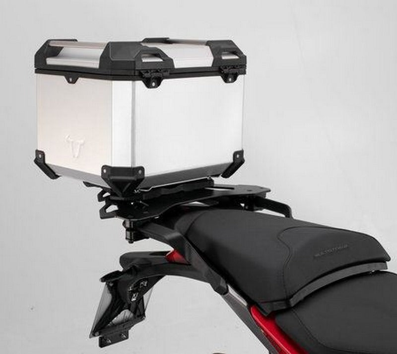 SW-MOTECH TRAX ADV top case system Silver. CB500X (13-)  CB500F (-16) CBR500R (-15). | GPT.01.373.70000/S