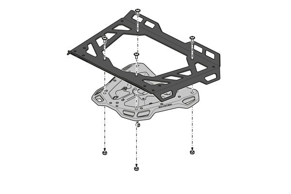 SW MOTECH / SWモテック STREET-RACK（ストリートラック） ブラック Honda CB500 Hornet (23-)  CBR500R (23-). | GPT.01.596.16000/B
