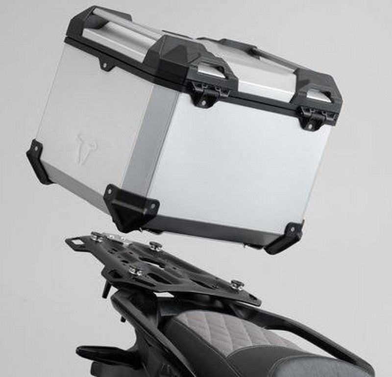 SW-MOTECH / SWモテック TRAX ADV トップケースシステム シルバー BMW R 1200 GS LC (13-) / R 1250 GS (18-) | GPT.07.782.70100/S