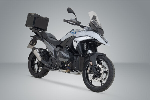 SW MOTECH / SWモテック TRAX ADV トップケースシステム ブラック BMW R 1300 GS (23-). BMW トップケースホルダー | GPT.07.975.70100/B