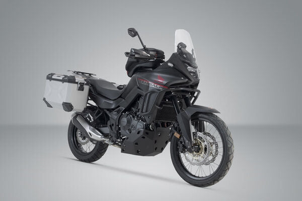 SW Motech TRAX ADV aluminium case system. Silver. 45/45L. Honda XL750 Transalp (22-). | KFT.01.070.70100/S