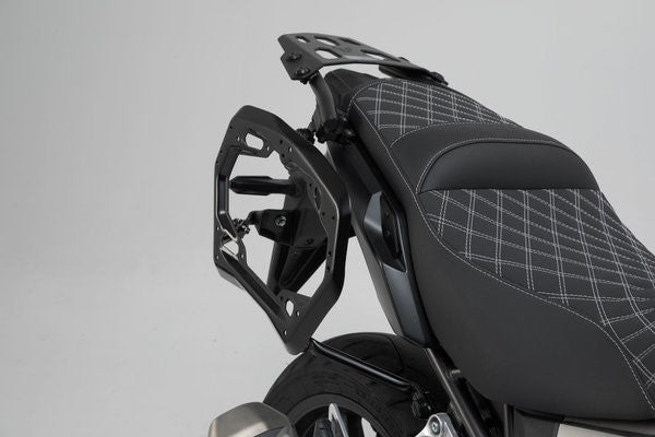 SW-MOTECH TRAX ADV aluminium case system Silver. 45/45 l. CB500X  CB500F / CBR500R (-15). | KFT.01.400.70101/S
