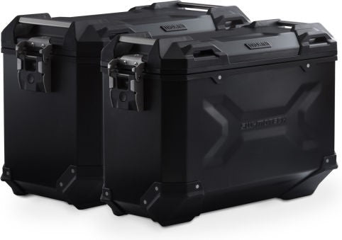 SW-MOTECH / SWモテック TRAX ADV アルミケース システム ブラック 45/37 l. Suzuki V stream 1050 (19-) | KFT.05.936.70000/B