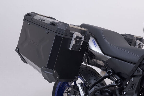 SW Motech TRAX ADV aluminium case system. Black. 37/37 l. Yamaha MT-07 Tracer (16-). | KFT.06.593.70001/B