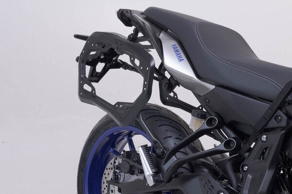 SW Motech TRAX ADV aluminium case system. Black. 45/45 l. Yamaha MT-07 Tracer (16-). | KFT.06.593.70101/B