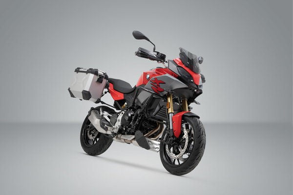 SW-MOTECH / SWモテック TRAX ADV アルミケース システム シルバー 45/45 l. BMW F 900 R / XR (19-) | KFT.07.949.70100/S