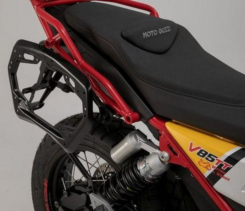 SW-MOTECH PRO side carriers Black. Moto Guzzi V85 TT (19-). | KFT.17.925.30000/B
