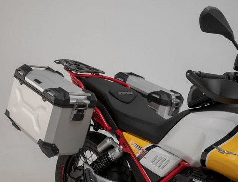 SW-MOTECH TRAX ADV aluminium case system Black. 37/45 l. Moto Guzzi V85 TT (19-). | KFT.17.925.70000/B