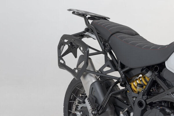 SW Motech PRO side carrier. Black. Ducati DesertX (22-). | KFT.22.995.30001/B