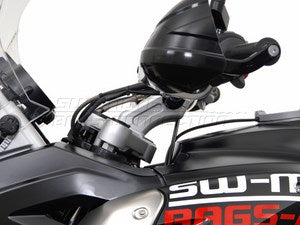 SWモテック / SW-MOTECH Barback. 直径 28mm. Up 20mm. Back 30mm シルバー