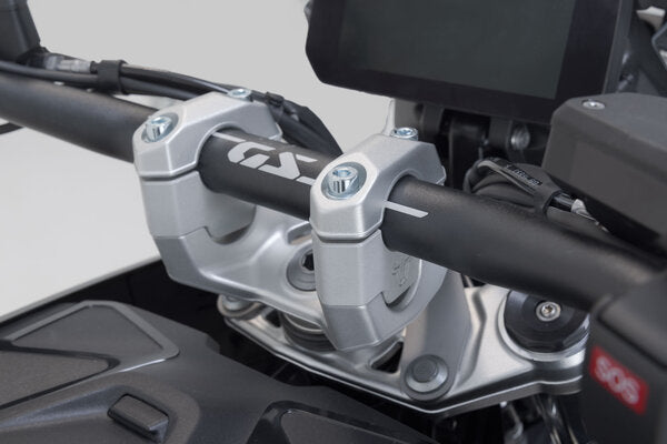 SW MOTECH / SWモテック Bar riser. H=30mm. シルバー BMW R 1300 GS (23-)/Adv (24-). | LEH.07.039.13000/S