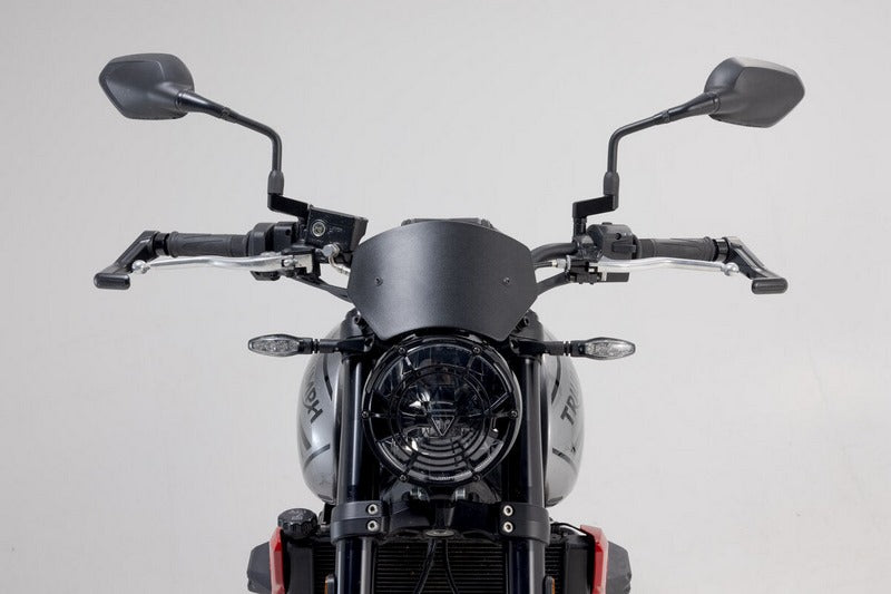 SW-MOTECH / SWモテック Lever guards. Black. Triumph Trident 660 (21-) | LVG.11.842.10000/B
