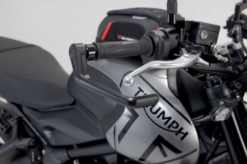 SW-MOTECH / SWモテック Lever guards. Black. Triumph Trident 660 (21-) | LVG.11.842.10000/B