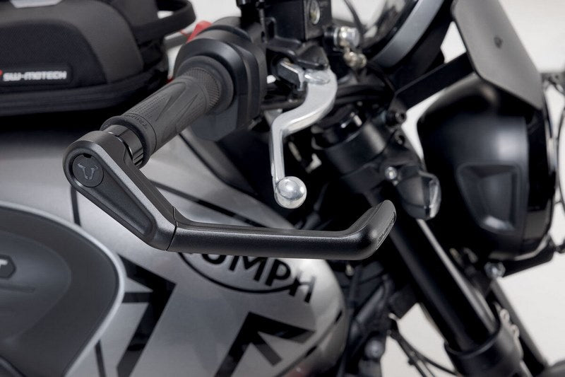 SW-MOTECH / SWモテック Lever guards. Black. Triumph Trident 660 (21-) | LVG.11.842.10000/B
