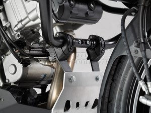 SWモテック / SW-MOTECH エンジンガード ブラック / シルバー V-Strom 1000 with クラッシュバー