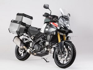 SWモテック / SW-MOTECH エンジンガード ブラック / シルバー V-Strom 1000 with クラッシュバー