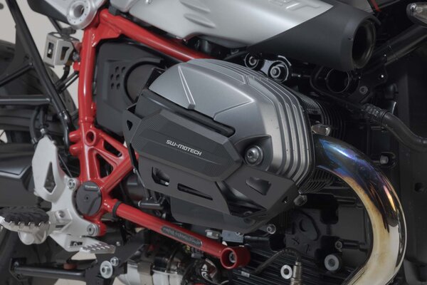 SW MOTECH / SWモテック シリンダーガード ブラック BMW R nineT/ Pure/ Scra.  R12/ R12 nineT. | MSS.07.653.10002/B