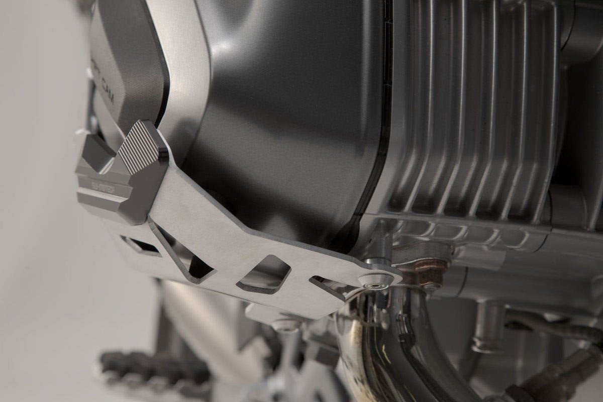SW-MOTECH Cylinder guard Black/Silver. BMW R 1250 GS/Adv  R 1250 RS/ RT. | MSS.07.904.10201
