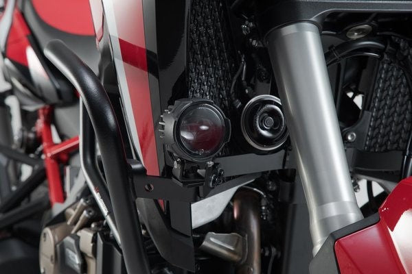 SW-MOTECH / SWモテック EVO フォグランプキット ブラック Honda CRF1000L / CRF1100L クラッシュバー付 | NSW.01.622.51101/B
