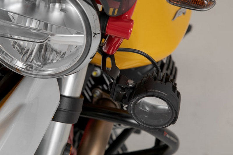 SW-MOTECH Light mounts Black. Moto Guzzi V85 TT (19-). | NSW.17.925.10000/B