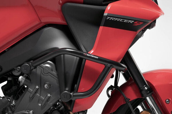 SW Motech Crash bar. Black. Yamaha Tracer 9 / GT (20-) / GT+ (22-). | SBL.06.921.10001/B