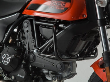 SWモテック / SW-MOTECH クラッシュバー  ブラック  Ducati Scrambler (14-) / Sixty2 (16-)