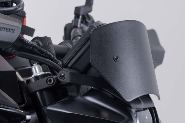 SW MOTECH / SWモテック ウインドスクリーン ブラック Yamaha MT-09 (23-). | SCT.06.036.10000/B