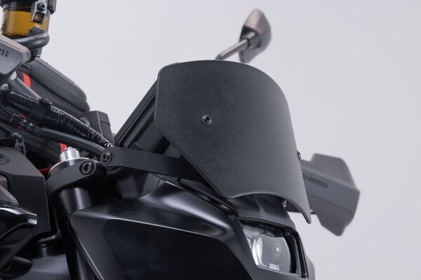 SW MOTECH / SWモテック ウインドスクリーン ブラック Yamaha MT-09 (23-). | SCT.06.036.10000/B