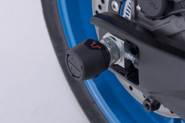 SW Motech Slider set for front axle. Black. Suzuki GSX-8S (22-). | STP.05.176.10700/B