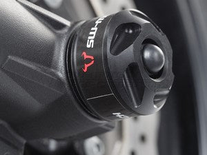 SWモテック / SW-MOTECH フロントアクスルスライダーキット ブラック Yamaha MT-07 (14-)